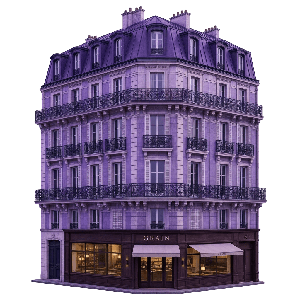 Immeuble parisien 3D